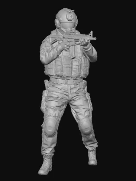 3D model for Tactical Operator in Action