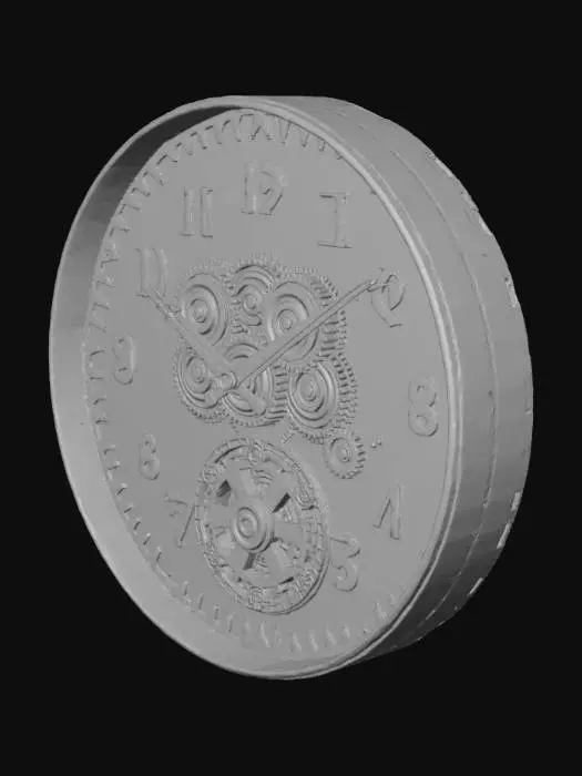 3D model for Fancy Gear Wall Clock