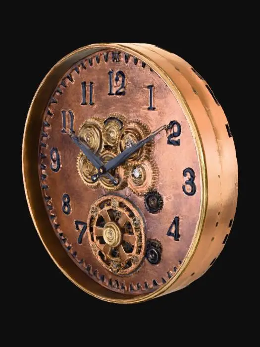 3D model for Fancy Gear Wall Clock