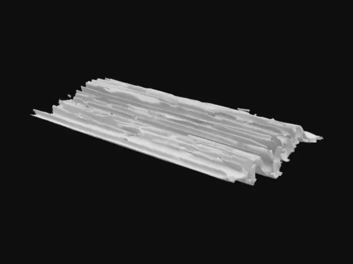 3D model for Undulating Layers