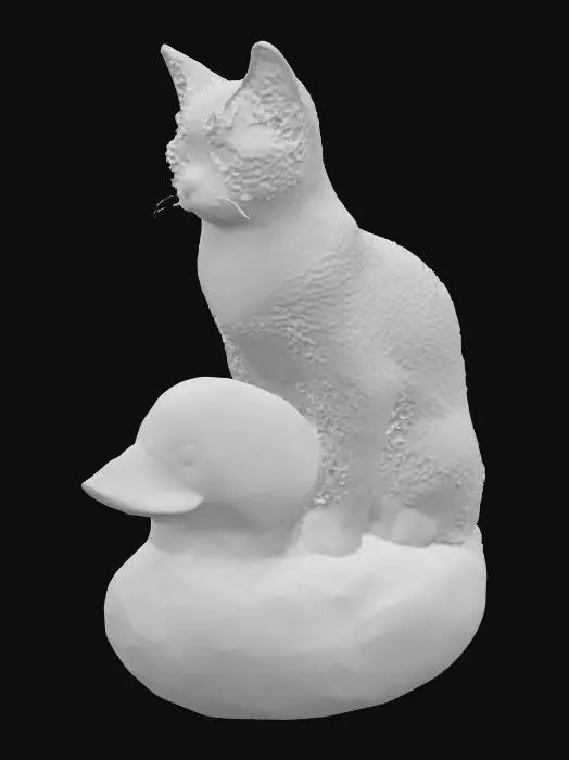 3D model for Cat on a Duck