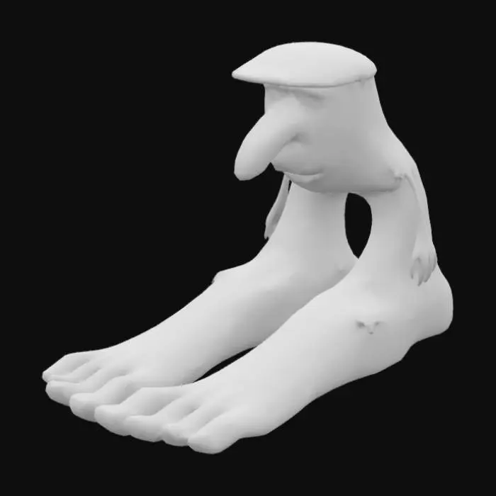 3D model for Forest Troll Character