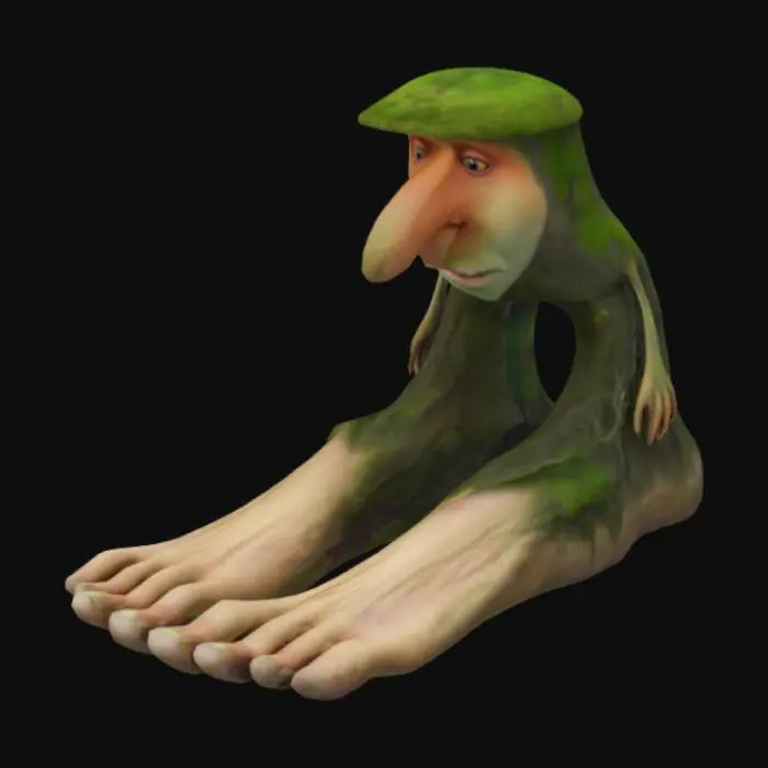 3D model for Forest Troll Character