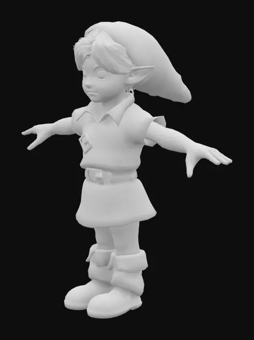 3D model for Young Link