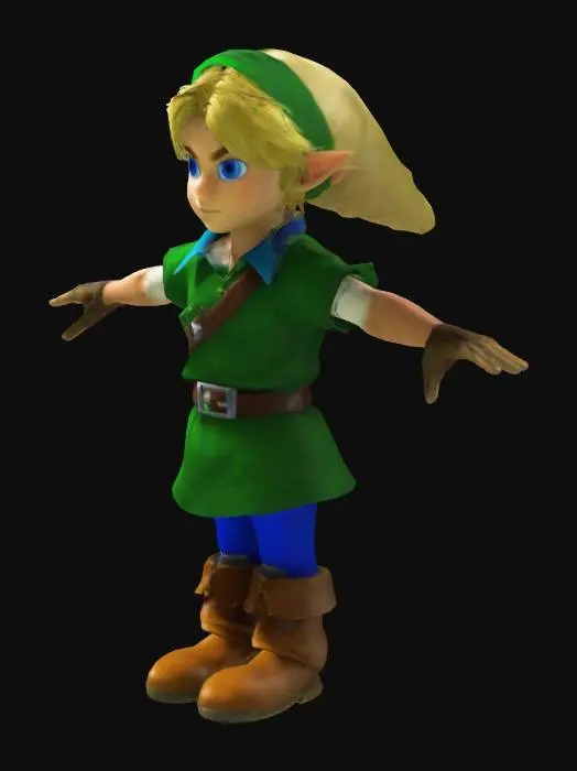 3D model for Young Link