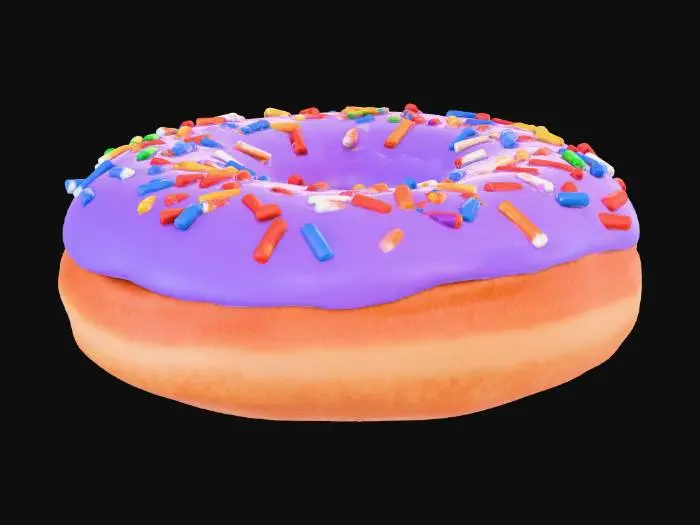 3D model for Sprinkle Delight Donut