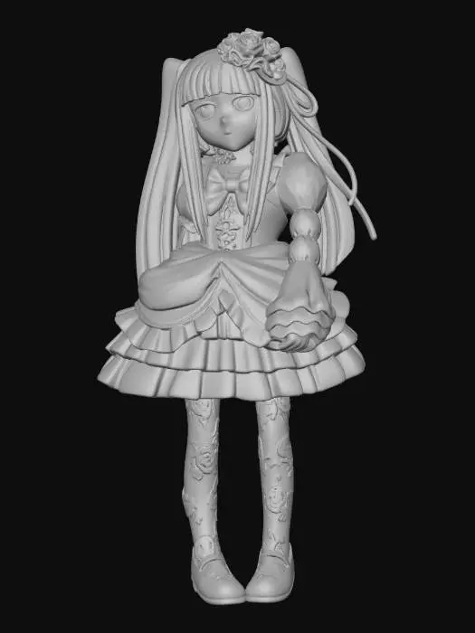3D model for Furudo Erika