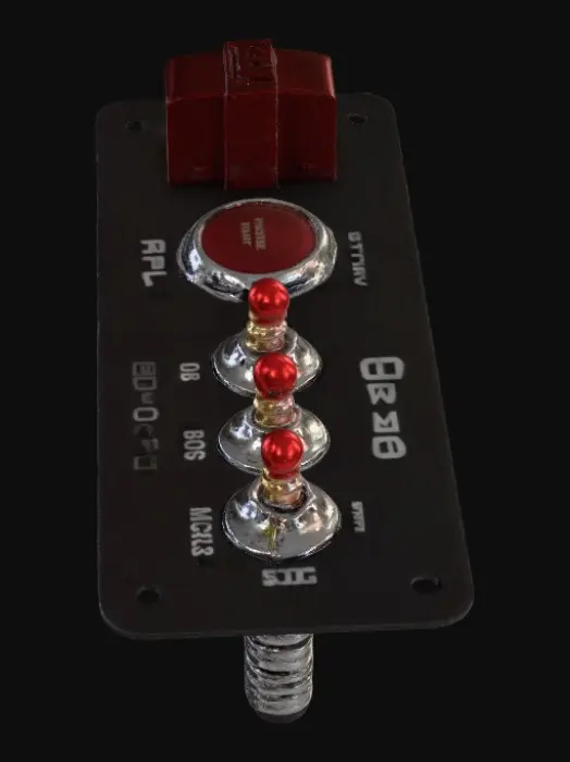3D model for Racing Engine Start Panel