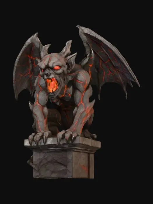 3D model for Infernal Guardian