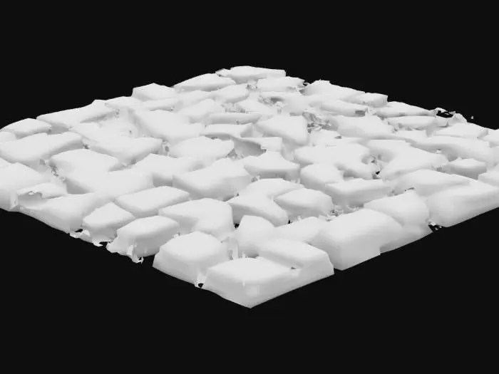 3D model for Stone Walkway