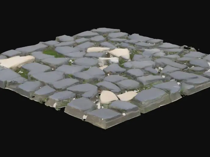 3D model for Stone Walkway