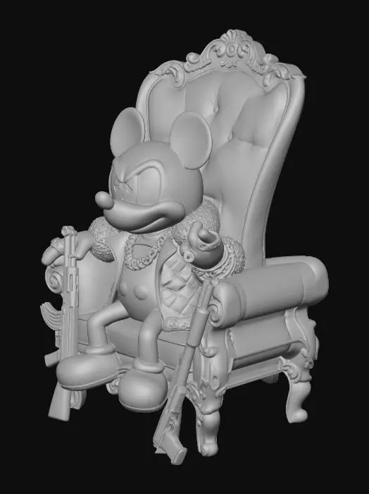 3D model for King of Contrasts