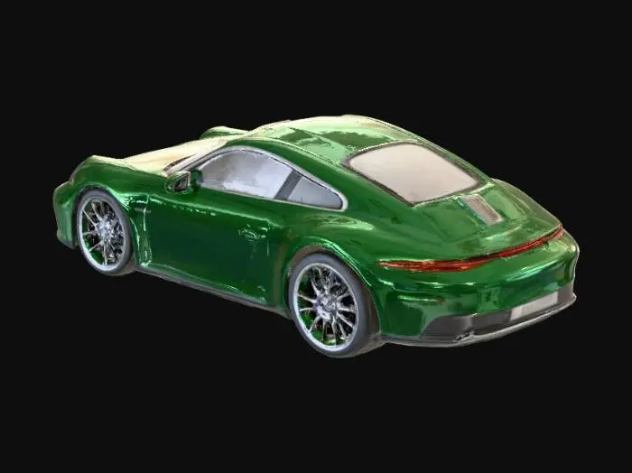 3D model for Porsche 911 GT3 audrain Metallic