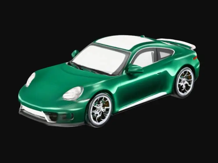 3D model for Porsche 911 GT3 audrain Metallic