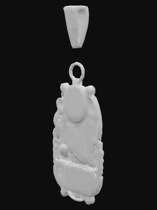 3D model for Turquoise Dream Pendant