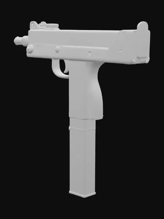 3D model for Mac 11 Submachine gun