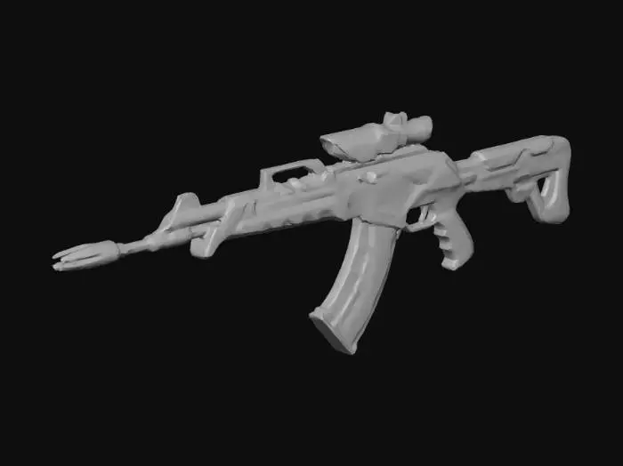 3D model for Neon Pulse Rifle