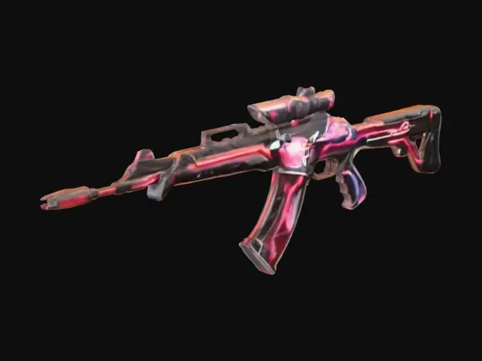 3D model for Neon Pulse Rifle