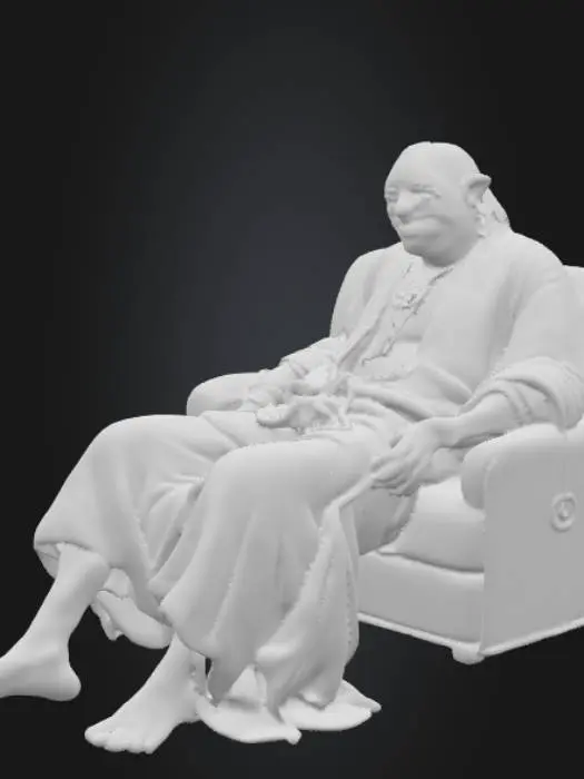 3D model for Buatkan saya patung 3D patung 7 dosa besar yaitu SLOTH