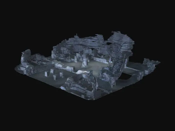 3D model for Ancient Ruins Blueprint