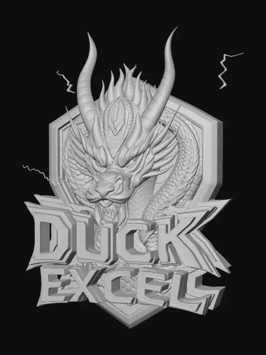 3D model for Dragon Crest Duck Excel