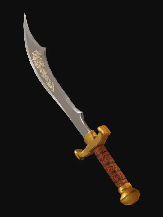 3D model for Legendary Islamic Scimitar
