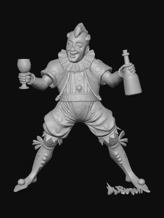 3D model for Cheerful Clown Celebration, #Halloween2025#