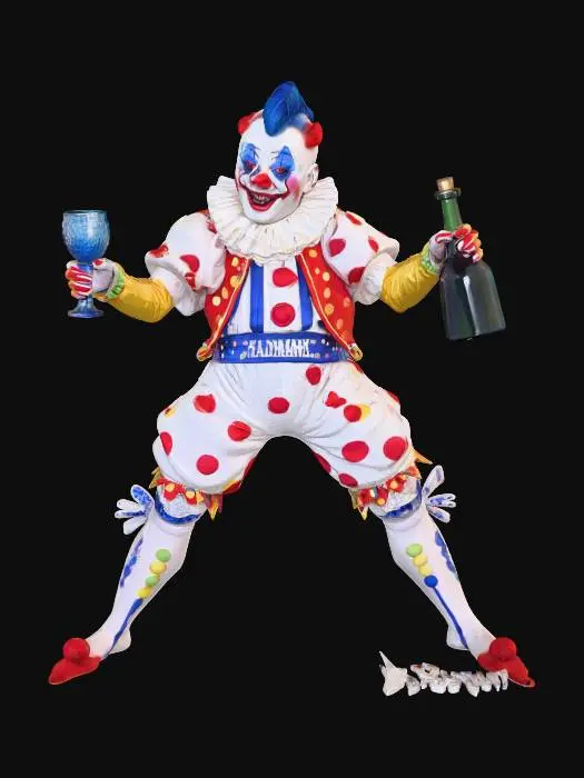 3D model for Cheerful Clown Celebration, #Halloween2025#