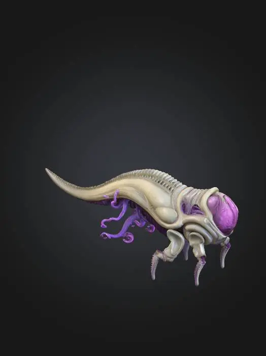 3D model for #Halloween2025#, creature