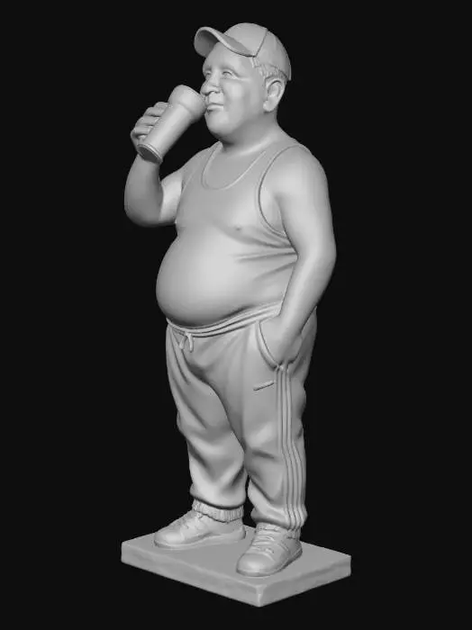 3D model for Beer Drinker