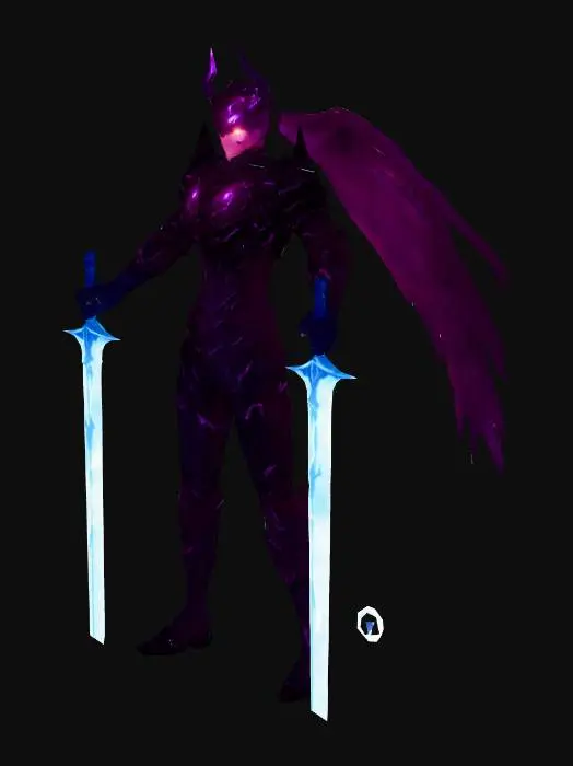 3D model for Dreadlord of the Twin Swords