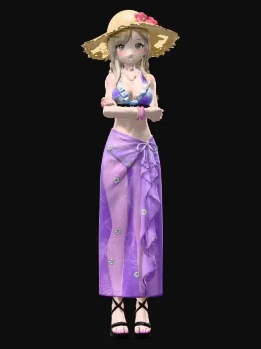 3D model for hayate swim