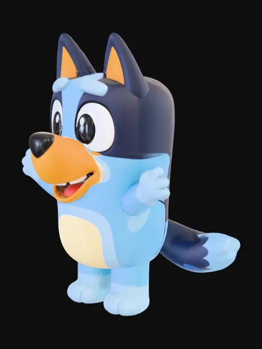 3D model for Blue Pup Joy