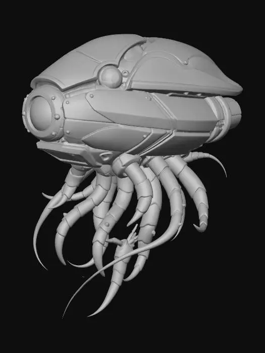 3D model for Abyssal Mechanoid