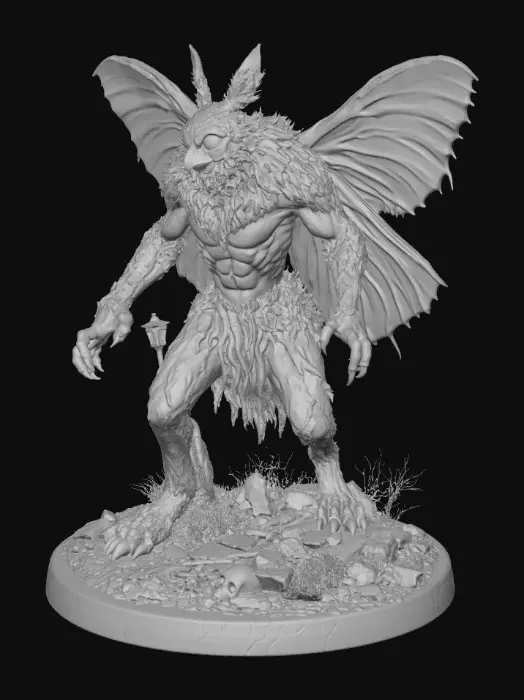 3D model for Mothman Awakens