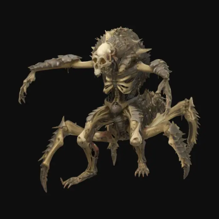 3D model for Arachnid Warlord