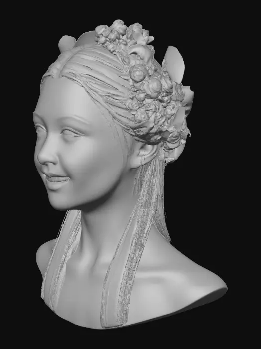 3D model for Floral Serenity