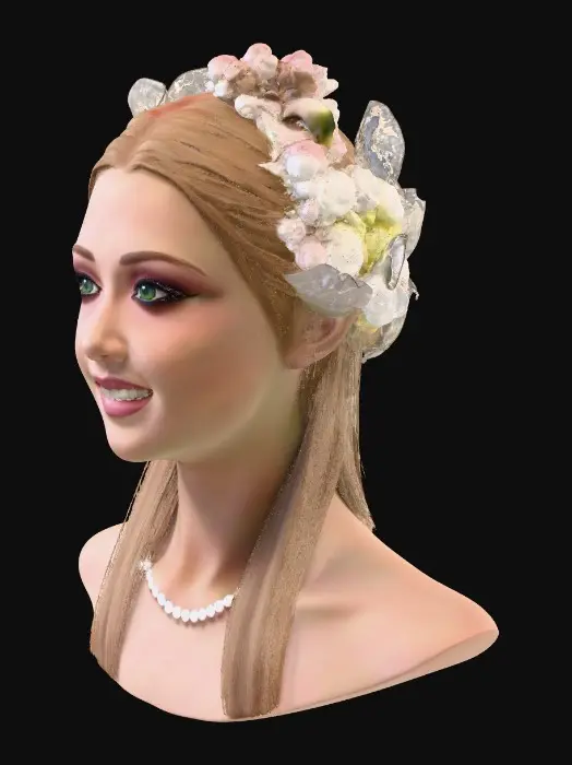 3D model for Floral Serenity