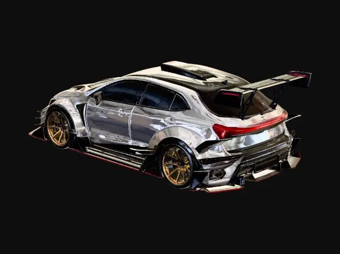 3D model for wolfy car