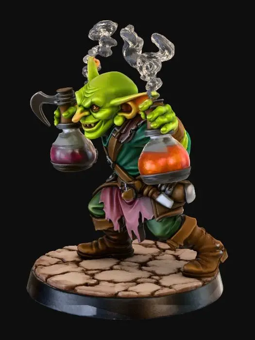 3D model for Goblin Alchemist