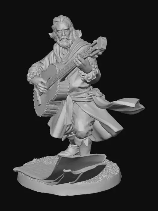 3D model for The Traveling Minstrel
