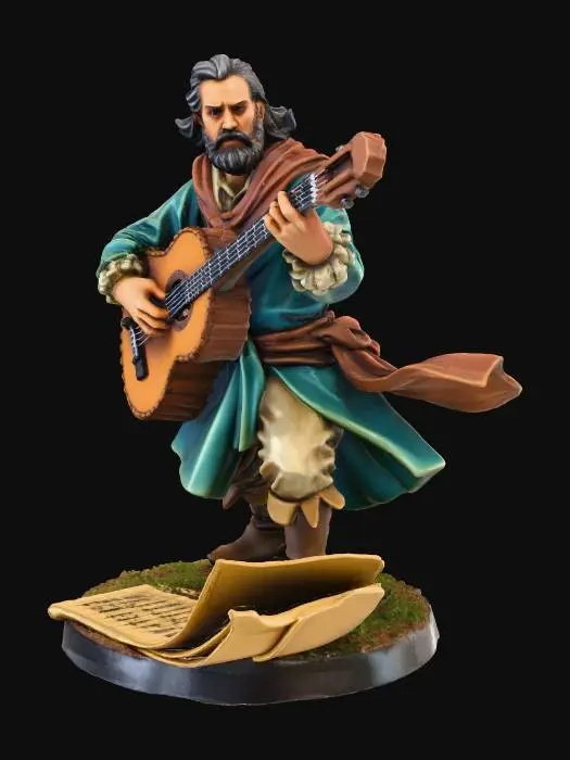 3D model for The Traveling Minstrel