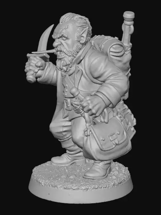 3D model for Adventurous Dwarf Explorer