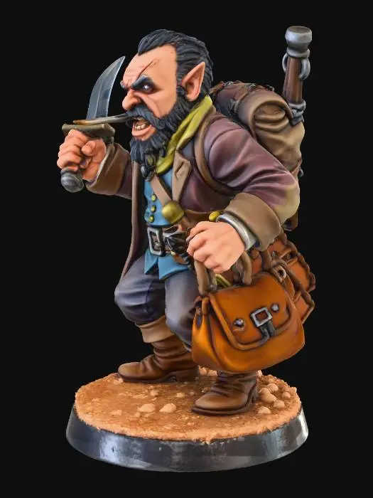 3D model for Adventurous Dwarf Explorer