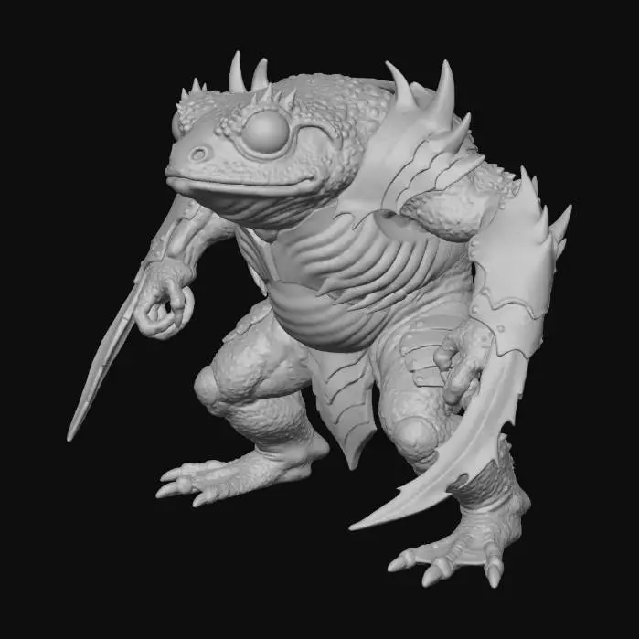 3D model for Amphibian Warrior