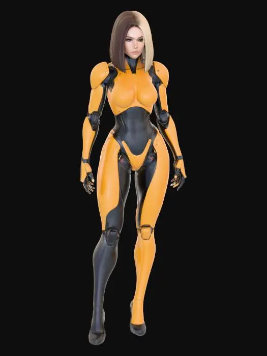 3D model for Meshy_AI_Golden_Alloy_Siren_0211181649_generate