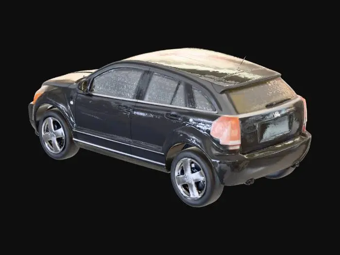 3D model for Black Dodge Caliber Parking