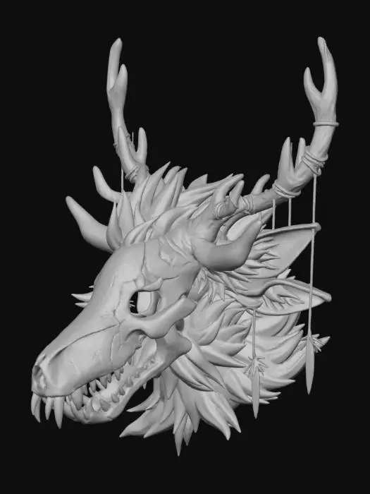 3D model for Antlered Phantom