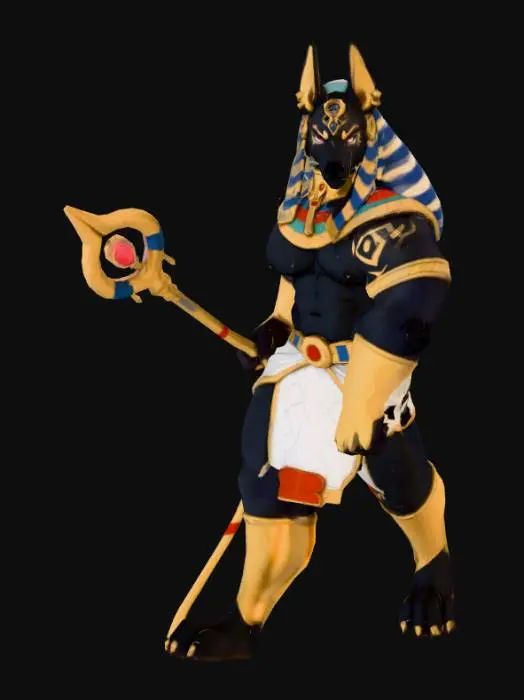 3D model for Anubis of the Golden Pyramids