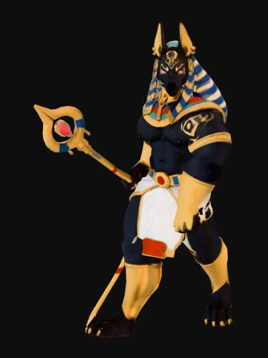 3D model for Anubis of the Golden Pyramids